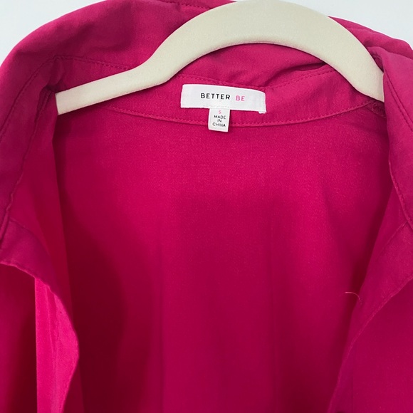 Pink Feather Sleeve Blouse - Picture 2 of 3